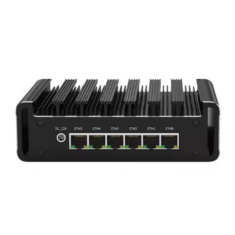 BKHD G31 Fanless Mini Router PC Computer Intel i3 1215 Memory DP+HD-MI Pfsense OPNsense Low Power