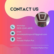 plafon pvc putih polos glossy doff hoda uyplcz 4830tv