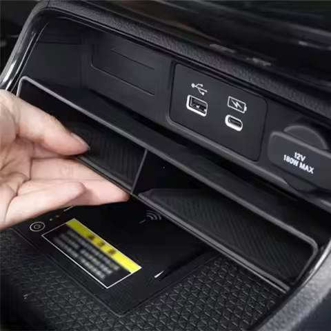#78I Center Console Box ,Car Center Console Box for Honda CR-V 2023 CRV Central Storage Tray (Black)