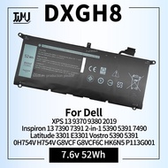 DXGH8 Battery for Dell XPS 13 9370 9380 2019 Inspiron 13 7390 7391 2-in-1 5390 5391 7490 Latitude 33