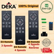 DEKA REMOTE CONTROL/ D4 & R4 REMOTE 4SPEED REMOTE / D3 & R3 REMOTE 3 SPEED REMOTE / DN 4 SPEED + REV