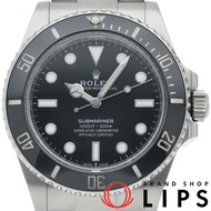 นาฬิกา Rolex Submariner รุ่น 124060 พร้อมกล่อง ใบรับประกัน ตัวเรือนสแตนเลสสตีล สำหรับผู้ชาย สีดำ ขัด