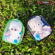 TOSE Outdoor Bag, 10cm Doll Multicolor Storage ,  Style PVC Bag Decoration Doll Accessories Doll Dis
