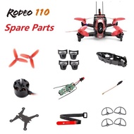 Walkera Rodeo 110 RC Drone Spare Part Propeller Blade Guard Motor ESC Power Board Camera Landing Cha