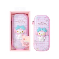 Kuromi Pencil Box Case Cartoon Cute Pencil Bag Kawaii Hello Kitty Cinnamoroll Melody Pencil Box Fidg
