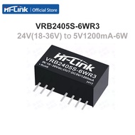 VRB2405S-6WR3 VRB2409S-6WR3 VRB2412S-6WR3  6W Isolated DC-DC Power Module  1500VDC Isolation SIP Pac