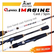 EUPRO IMAGINE single hand rod Baitcasting / Spinning 1 Piece fishing rod