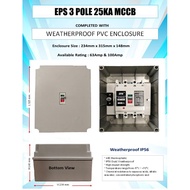 EPS 63a-100a 3pole MCCB with Pvc Enclosure