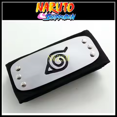Anime Naruto Headband Leaf Village Logo Konoha Uchiha Itachi Kakashi Akatsuki Cosplay Costume Access