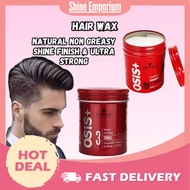 100ml Hair Clay Hair Wax Rubber + The Beauty Street Professional Osis Strong Hold  Gel Rambut