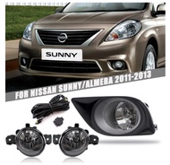 Set Switch Lampu Kabut Bumper Depan Nissan Sunny ALMERA 2011 2013