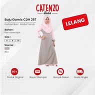 ( LELANG ) Catenzo - Baju Gamis Anak Perempuan CDH 267 Pink