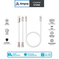 Amgras LineMeta 945 4 in 1 Fast Charger Cable 100W