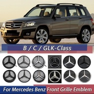 Car Emblems Logo Border Decorations For Mercedes Benz B C GLK-Class 2008-2014 W204 W245 X204 LED Mir