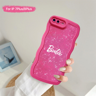 Raimondo Barbie Wavy Anti Drop Rose Pink Pone Case Cocok Untuk IPhone 11 7Plus XR IPhone 14 Promax