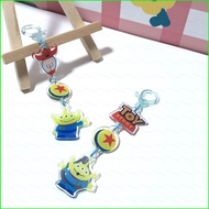 G2P Toy Story Acrylic Alien Keychain Cute Cartoon Pendant Durable Charm For Backpacks & Keys P2G