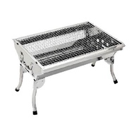 Stainless Steel Foldable Barbecue Grill Portable BBQ Charcoal Grill Stove Outdoor Smoke Cooking / Pe