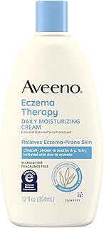 Aveeno Eczema Therapy Daily Moisturizing Cream for Sensitive Skin, Soothing Lotion with Colloidal Oa
