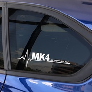 For VW Volkswagen Golf 4 5 7 6 3 mk4 mk2 mk3 mk5 mk6 mk7 mk8 car side window stickers accessories St