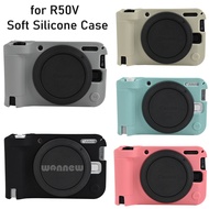 R50 R50V Casing Soft Silicone Case Camera Bag Body Cover Protective Casing for Canon EOS R50V R50 Ca