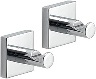 Gedy Manila Clothes Rack Chrome 304 Stainless Steel Cromall and Satin Glass 4.7 x 4.7 x 4.8 cm and W