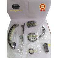 PERODUA MYVI 1.3 / 1.5 LAGI BEST / KEMBARA DVVT / ALZA 1.5 / AVANZA 1.3/1.5 TIMING CHAIN KIT SET 7PCS COMPONENT