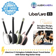 LiberLive C1 / C2 Stringless Foldable Smart Travel Guitar  with Guitar Bag Guitar Strap