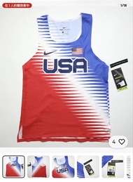 🔥 全新 Nike Dri-FIT ADV Team USA AeroSwift Pro Elite Running Olympic Singlet 跑步背心 美國奧運隊CV0404-657