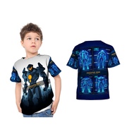 Pacific RIM Custom Fullprint Children's T-Shirts 14 Boys Girls 1-12 Years