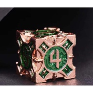 [Quick Shipment]] COC Running Group Dice Metal Bode's Gate COC Running Group Dice Set TRPG Multi-fac