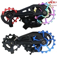 VALENTINE1 Bike Rear Derailleur MTB Aluminum Jockey Wheel Guide Cycle Jockey Wheel Transmission Acce
