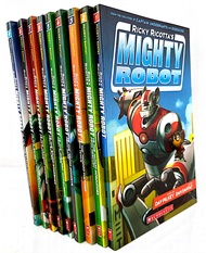[Box damaged]Mighty robot 9 full-color books box setEnglish book for children