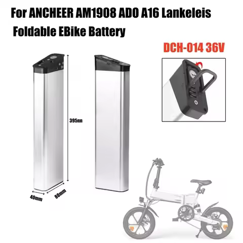 Replacement Batteries 36V 14Ah 12.8Ah for ANCHEER AM1908 ADO A16 VIVI F20 Lankeleisi A6 Folding Bike