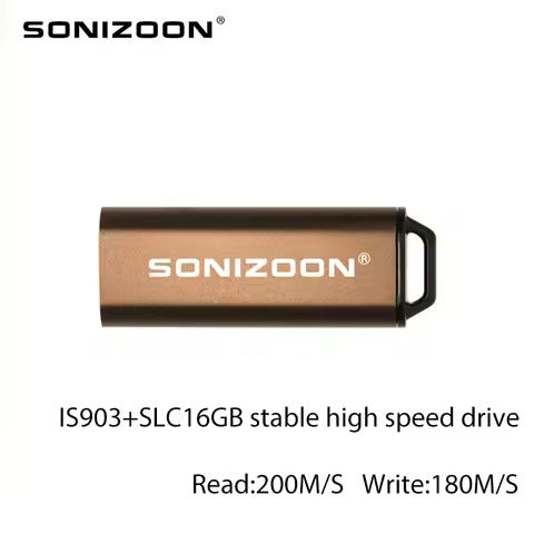 SONIZOON SLC level 8GB 16GB 32GB 64GB USB Flash Drive USB3.0 High speed PenDrive stable business gen