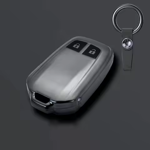 Grey TPU Car Remote Key Case Cover For Isuzu D-MAX MUX Truck DMAX 2015 2016 2017 2018 2019 2020 keyl