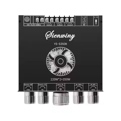 YS-S350H Bluetooth 5.1 Audio Amplifier Board 220W+220W+305W Digital Template 2.1 Channel high-power 