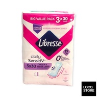 Libresse Feminine Pantyliners Sensitiv Long & Wide Slim Big Value Pack 3X30s