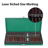 ISKU Mata Obeng Ketok Set 40 Pcs Kunci Sok L Bintang Segi Enam Hex Spline Bit Baja S2 Super Keras Te