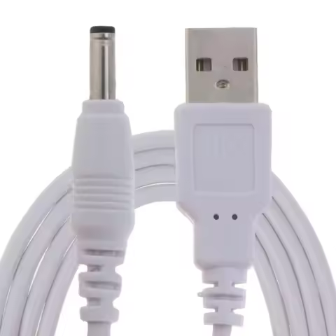 10/200/300cm USB to 3.5mm x 1.35mm 5 Volt Barrel Jack Power Cable Charging Cord USB to 3.5 x 1.35 mm