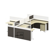 B30-B-4L 4 Seater Workstation Table Office Table Cubicle