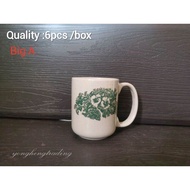 (6pcs)Big 10oz/12oz New design Classic kopitiam Big Mug/coffee cup/Cawan Kopitiam/海南杯