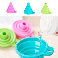 Mini Folding Funnel Collapsible Funnel Silicone Material for Pouring Oil