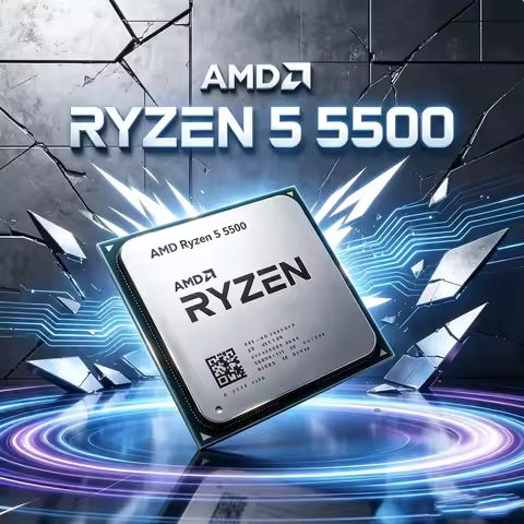 AMD Ryzen 5 5500 R5 5500 DDR4 Socket AM4 Processor 3.6GHz 65W 6-Core 12-Thread 7NM L3=16M Gaming Pro