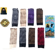 🔥Ready Stock🔥Handsock  pendek bunga vsox Handsock tebal pendek Handsock Muslimah