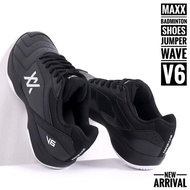 MAXX Badminton Shoes JUMPER WAVE V6 BLACK