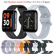 Silicone Wrist Band Strap For Realme watch 2 2 Pro 3 3Pro S pro T1 Smart Watch Band Sport Bracelet