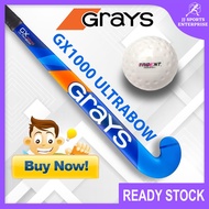 Grays GX1000 GX 1000 Ultrabow Composite Hockey Stick (36.5'') Kayu Hoki Trident Dimple Hockey Ball Bola Hoki Grays Rogue