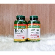 [HÀNG MỸ] Viên uống dầu cá fish oil Nature Bounty 1200mg hộp 180 viên