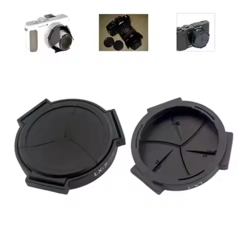 Auto Retractable Lens Cap Self Open and Close Lens Cover Protector for Panasonic LUMIX DMC-LX7GK LX7