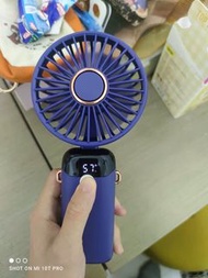手提風扇紫藍色